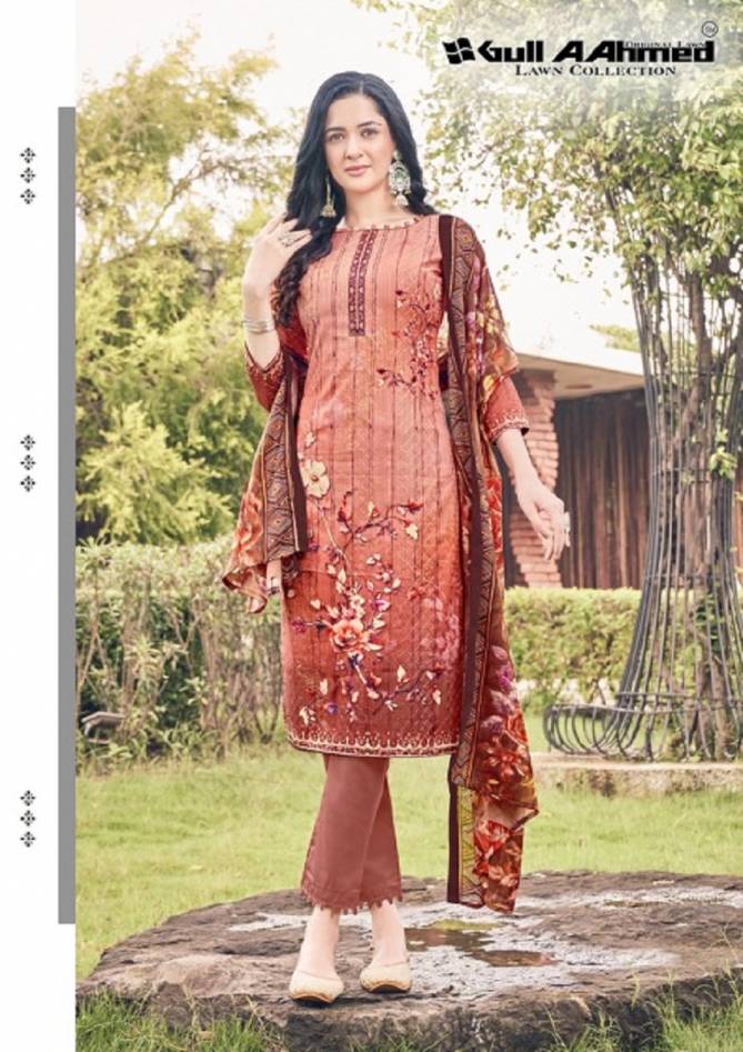 Gull Aahmed Noor Vol 1 Karachi Cotton Dress Material Catalog
